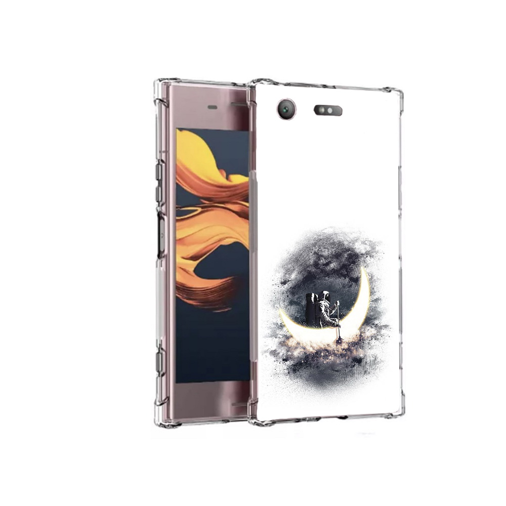 

Чехол MyPads Tocco для Sony Xperia XZ1 Compact лунный путешественник (PT91855.237.448), Прозрачный, Tocco
