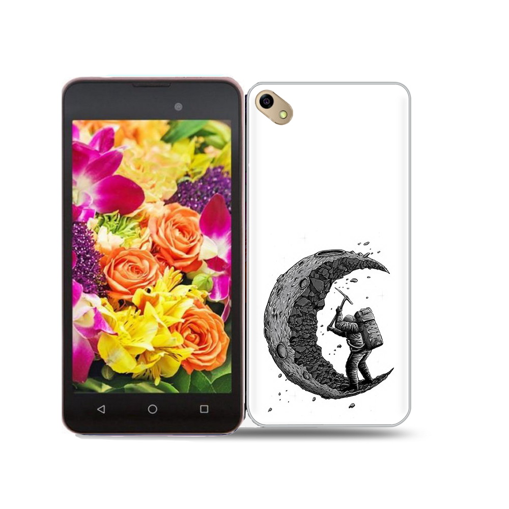 

Чехол MyPads Tocco для BQ 5035 камненная луна, Прозрачный, Tocco