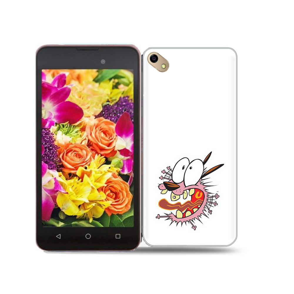 

Чехол MyPads Tocco для BQ 5035 испуганный бобик, Прозрачный, Tocco