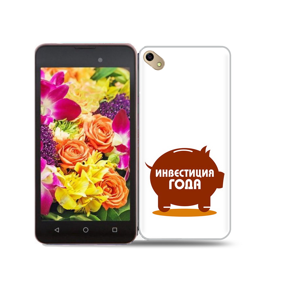 

Чехол MyPads Tocco для BQ 5035 инвестиция, Прозрачный, Tocco