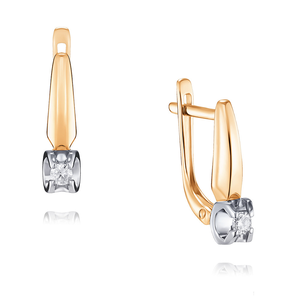 

Серьги из красного золота с бриллиантом ADAMAS 2424082-А50Д-41, 2424082-А50Д-41
