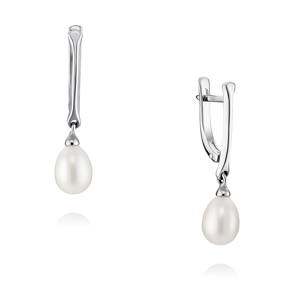 

Серьги из белого золота ADAMAS 2406602-А51-727, жемчуг культивированный, 2406602-А51-727