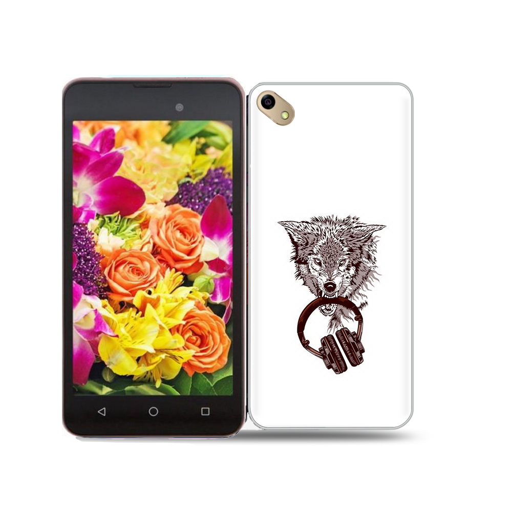 

Чехол MyPads Tocco для BQ 5035 дикий волк, Прозрачный, Tocco