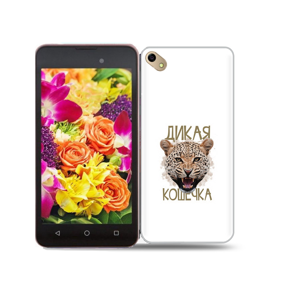 

Чехол MyPads Tocco для BQ 5035 дикая кошечка, Прозрачный, Tocco