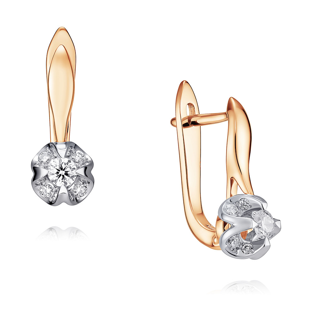 

Серьги из красного золота с бриллиантом ADAMAS 24035979/01-А50Д-41, 24035979/01-А50Д-41