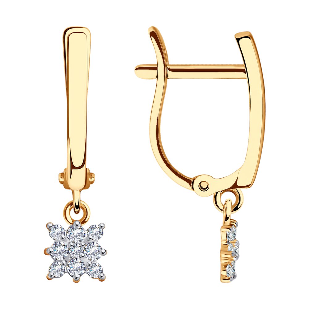 

Серьги из золота SOKOLOV 029928, фианит, 029928
