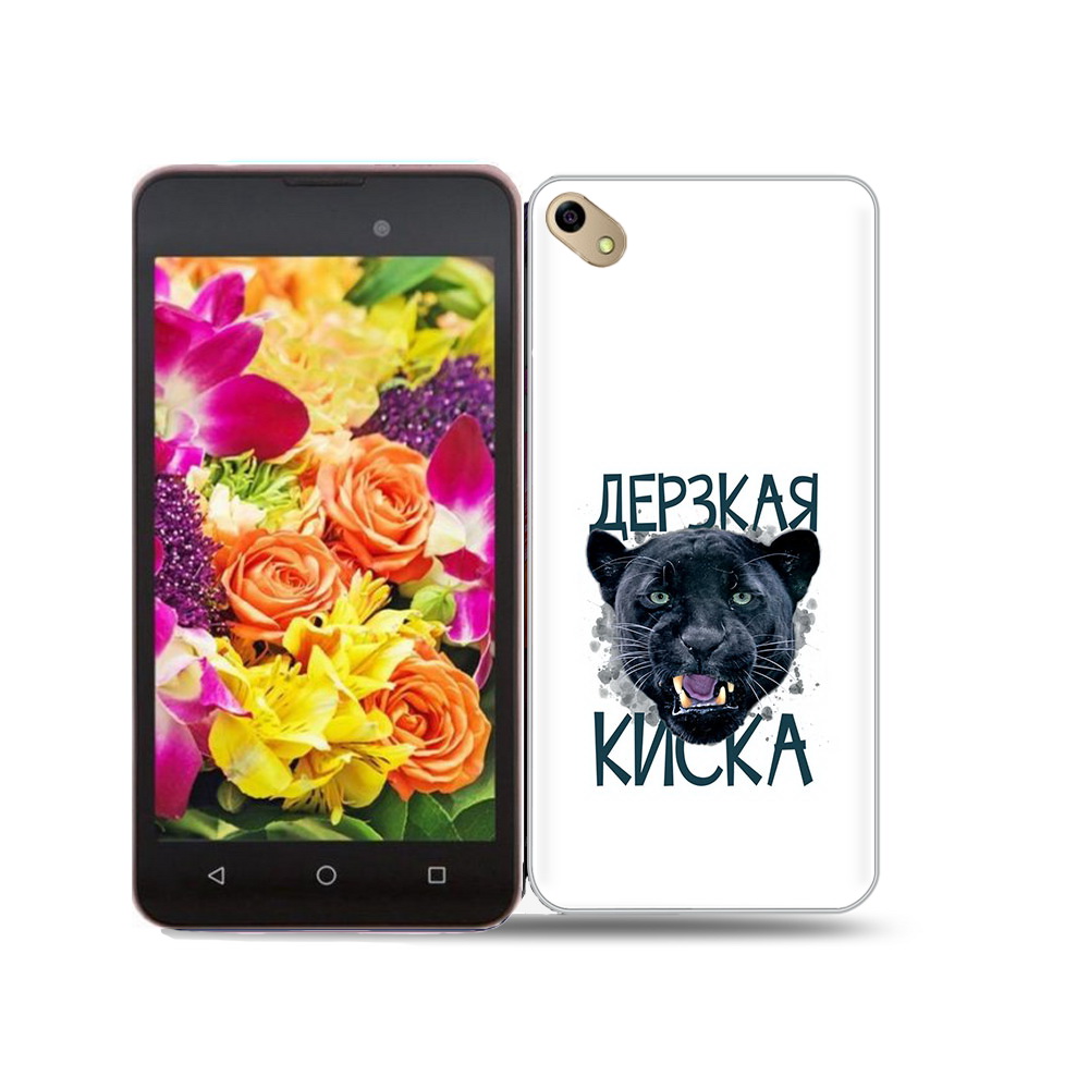 

Чехол MyPads Tocco для BQ 5035 дерзкая киска, Прозрачный, Tocco
