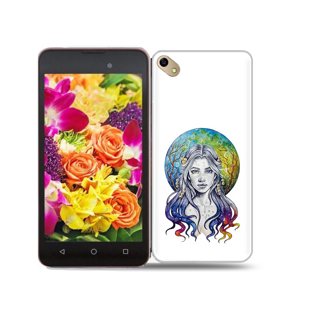 

Чехол MyPads Tocco для BQ 5035 девушка с красивыми волосами, Прозрачный, Tocco
