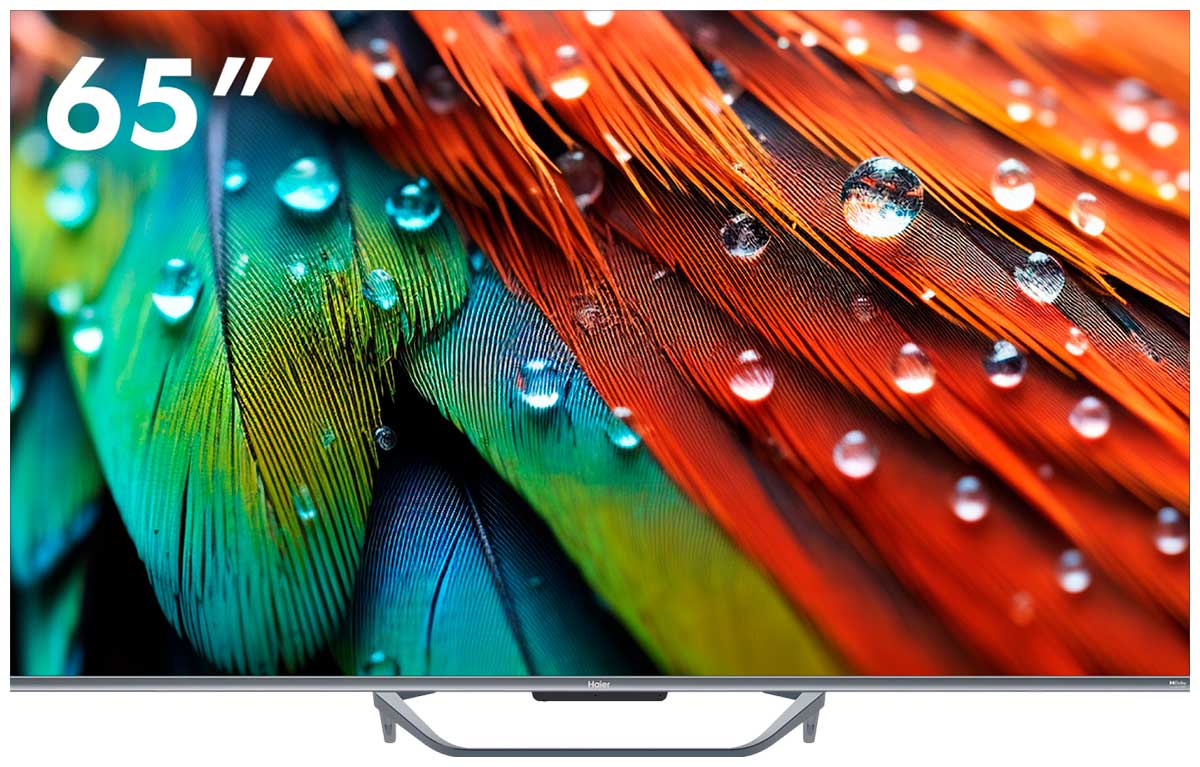 

Телевизор Haier 65 Smart TV S4, 65"(165 см), UHD 4K, Серый, 65 Smart TV S4