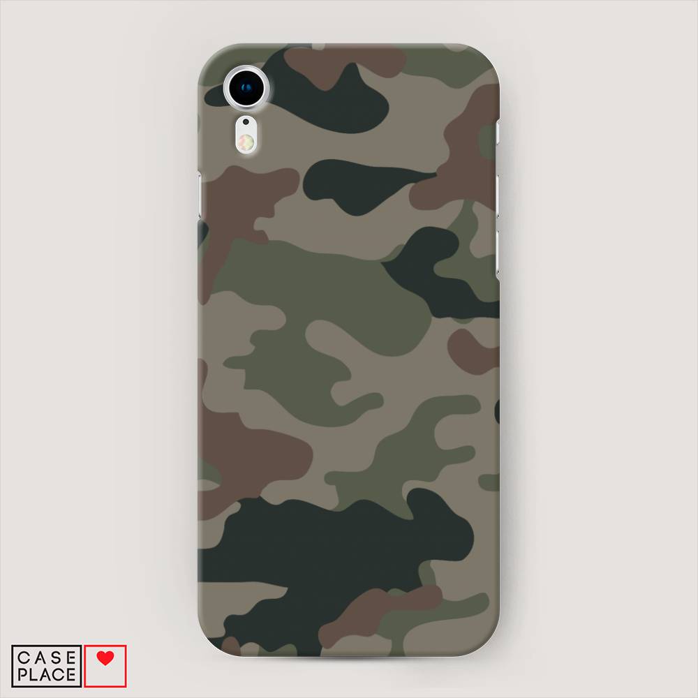 

Пластиковый чехол "Камуфляж 1" на Apple iPhone XR (10R), 12020-4