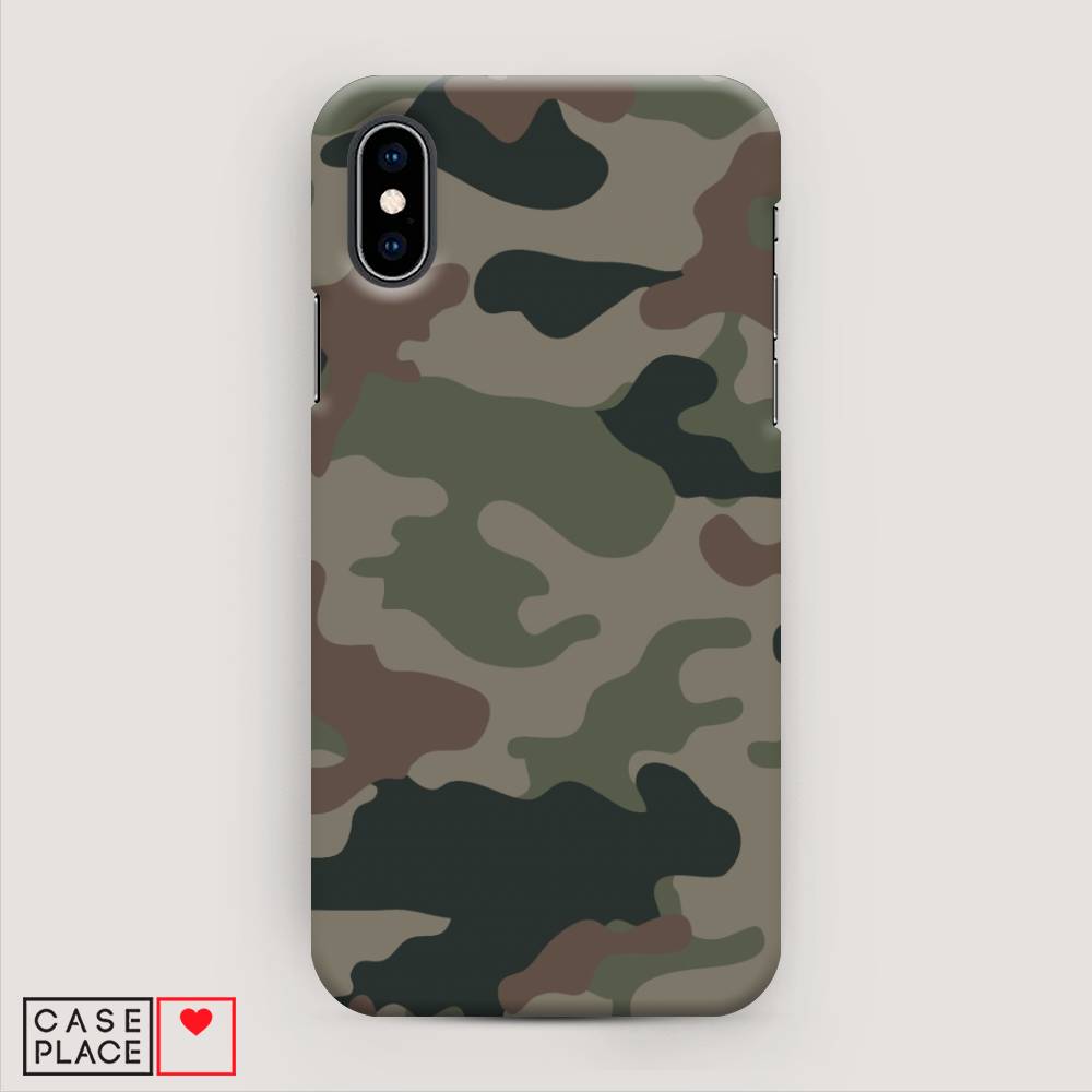 

Пластиковый чехол "Камуфляж 1" на Apple iPhone X (10), 11020-4