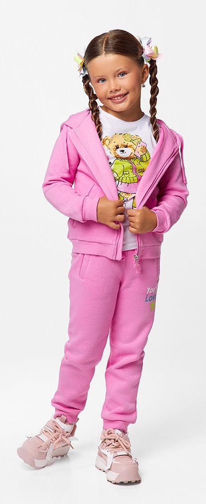 

Костюм спортивный Kari Kids AW24C53602709, розовый, 98, 234349