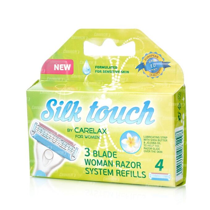 Женские кассеты Carelax Silk Touch для станка 2шт