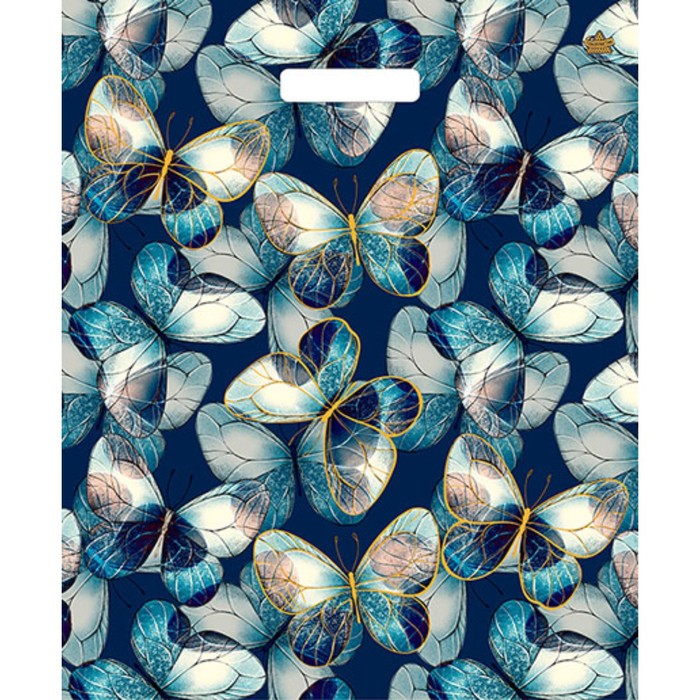 

Пакет "Иллюзия", полиэтиленовый, с вырубной ручкой, 38 х 45 см, 60 мкм