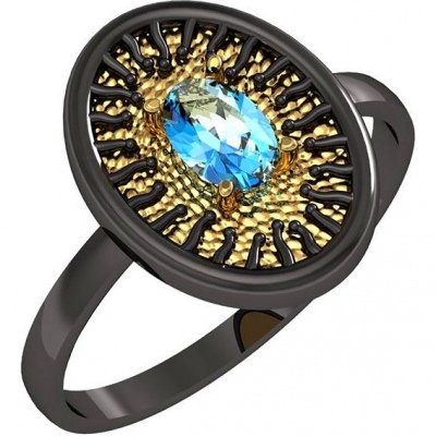 

Кольцо из серебра с алпанитом р. , ПРИВОЛЖСКИЙ ЮВЕЛИР 297533-FA77, 297533-FA77