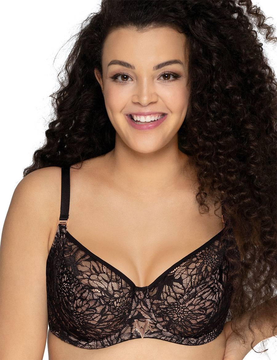 

Бюстгальтер женский AVA 1955 M maxi черный 85J, 1955 M maxi