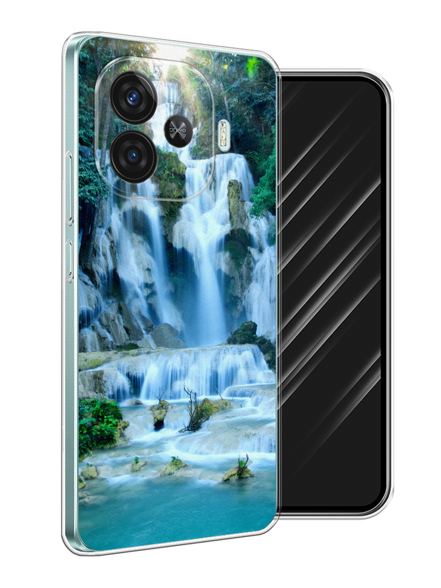 

Чехол Awog на Vivo iQOO Z9 "Водопад 8", Голубой;зеленый, 2612150-1