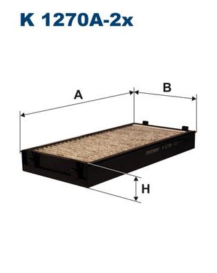 Фильтр салона Filtron K1270A2X 5190₽