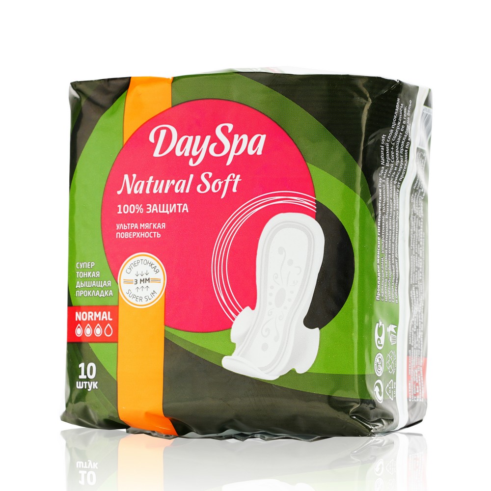 фото Прокладки day spa natural soft ultra normal 10шт