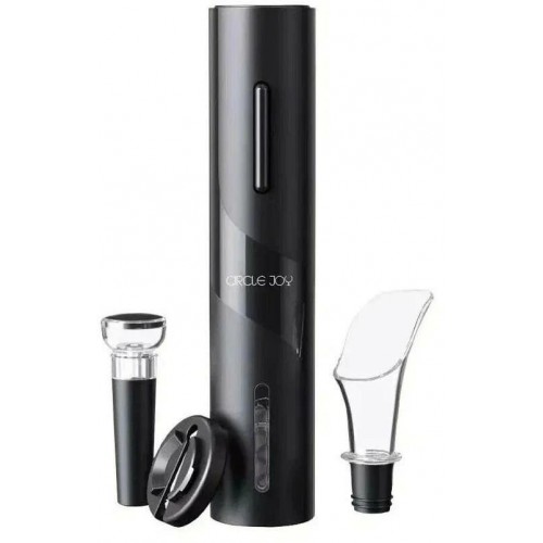 Электрический штопор Circle Joy Electric Wine Set 4 in 1, Black