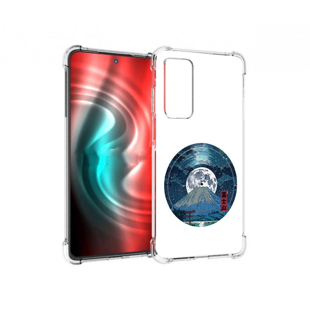 

Чехол MyPads Tocco для Motorola 20 нарисованная виниловая гора с луной (PT227072.363.497), Прозрачный, Tocco