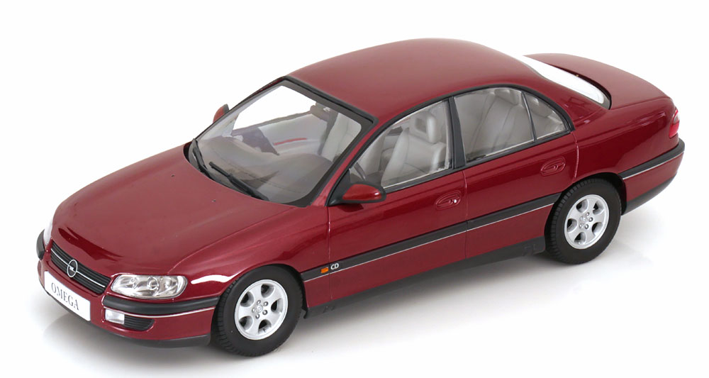 Модель коллекционная TRIPLE 9 Opel omega b saloon 1996 red metallic / опель омега красный