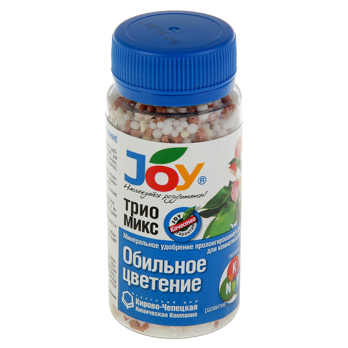 Минеральное удобрение ТРИО МИКС Обильное цветение JOY гранулы 100 гр 152₽