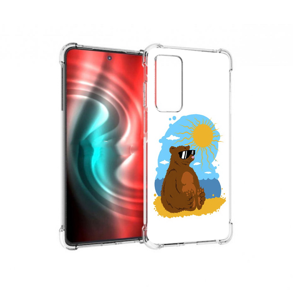 

Чехол MyPads Tocco для Motorola 20 медведь на чиле (PT227072.363.468), Прозрачный, Tocco