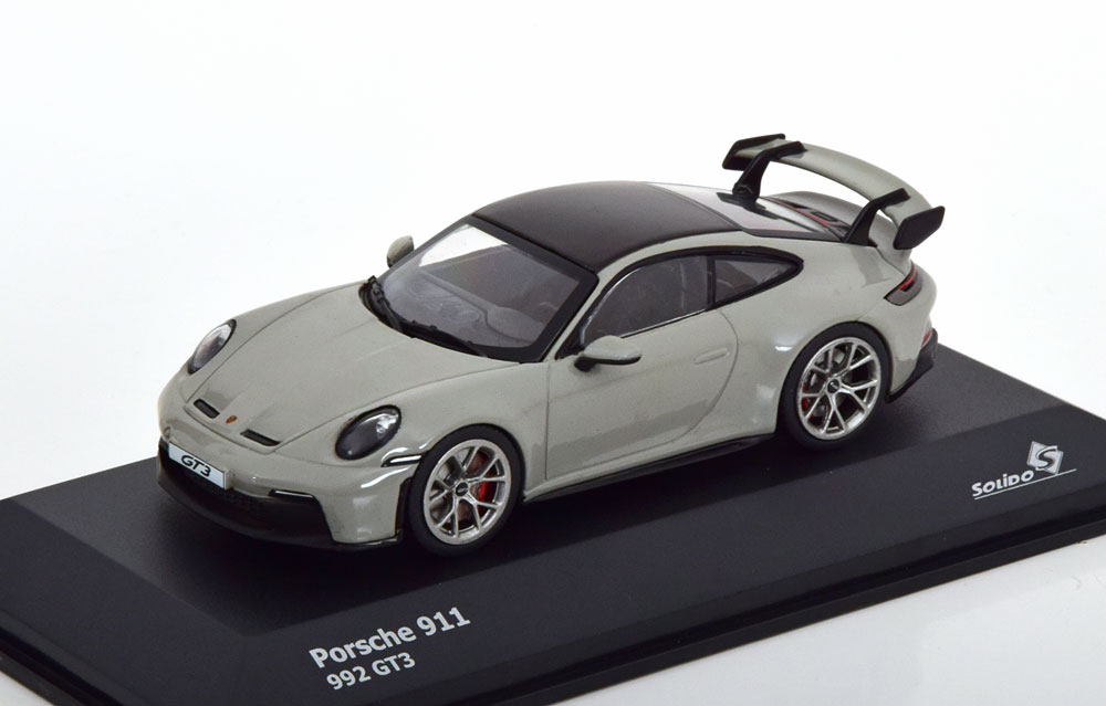 

Модель коллекционная SOLIDO Porsche 911 (992) GT3 2022 grey, Серый