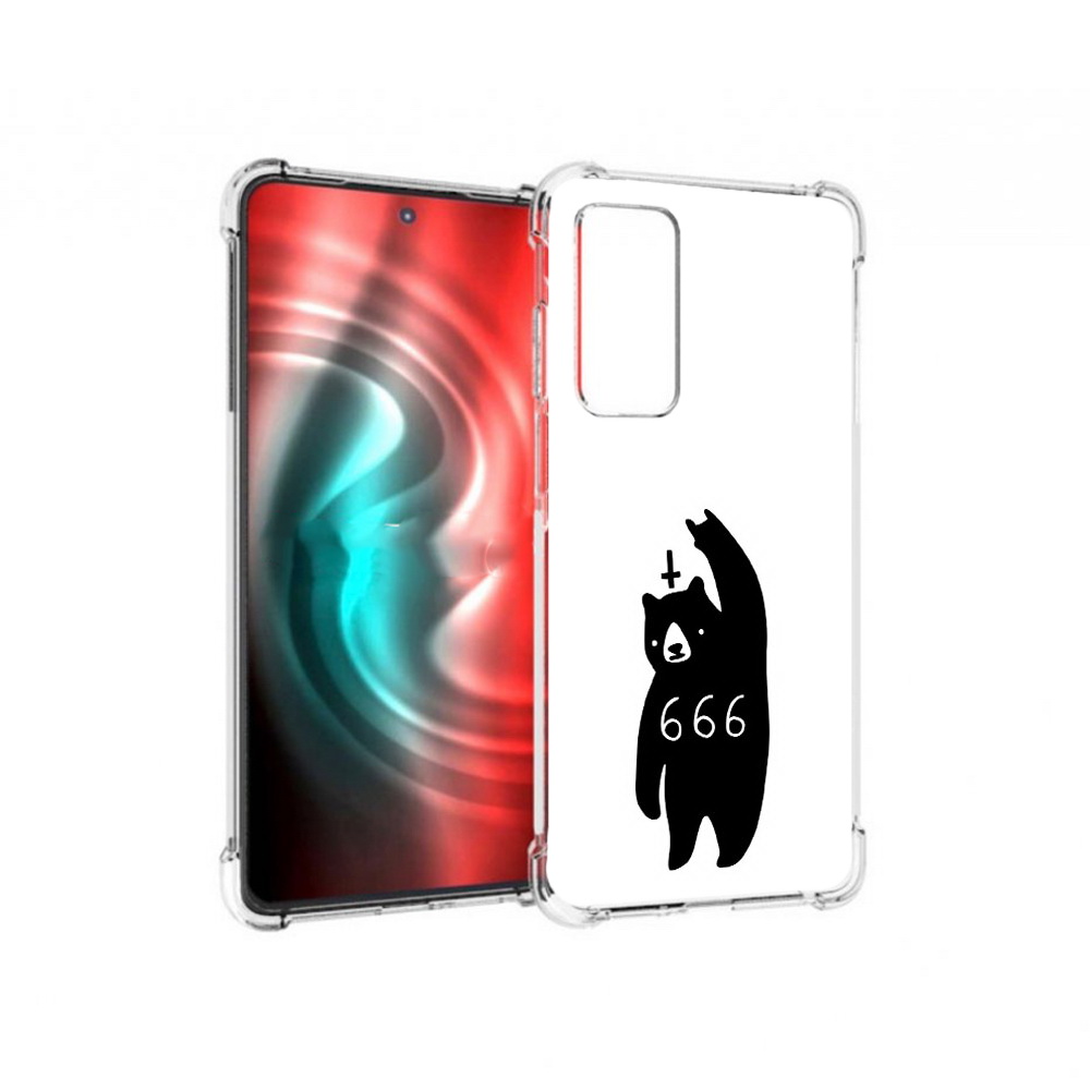 

Чехол MyPads Tocco для Motorola 20 медведь 666 (PT227072.363.462), Прозрачный, Tocco