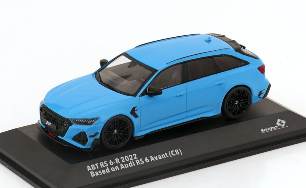 

Модель коллекционная SOLIDO Audi RS6-R abt 2022 light blue, Голубой
