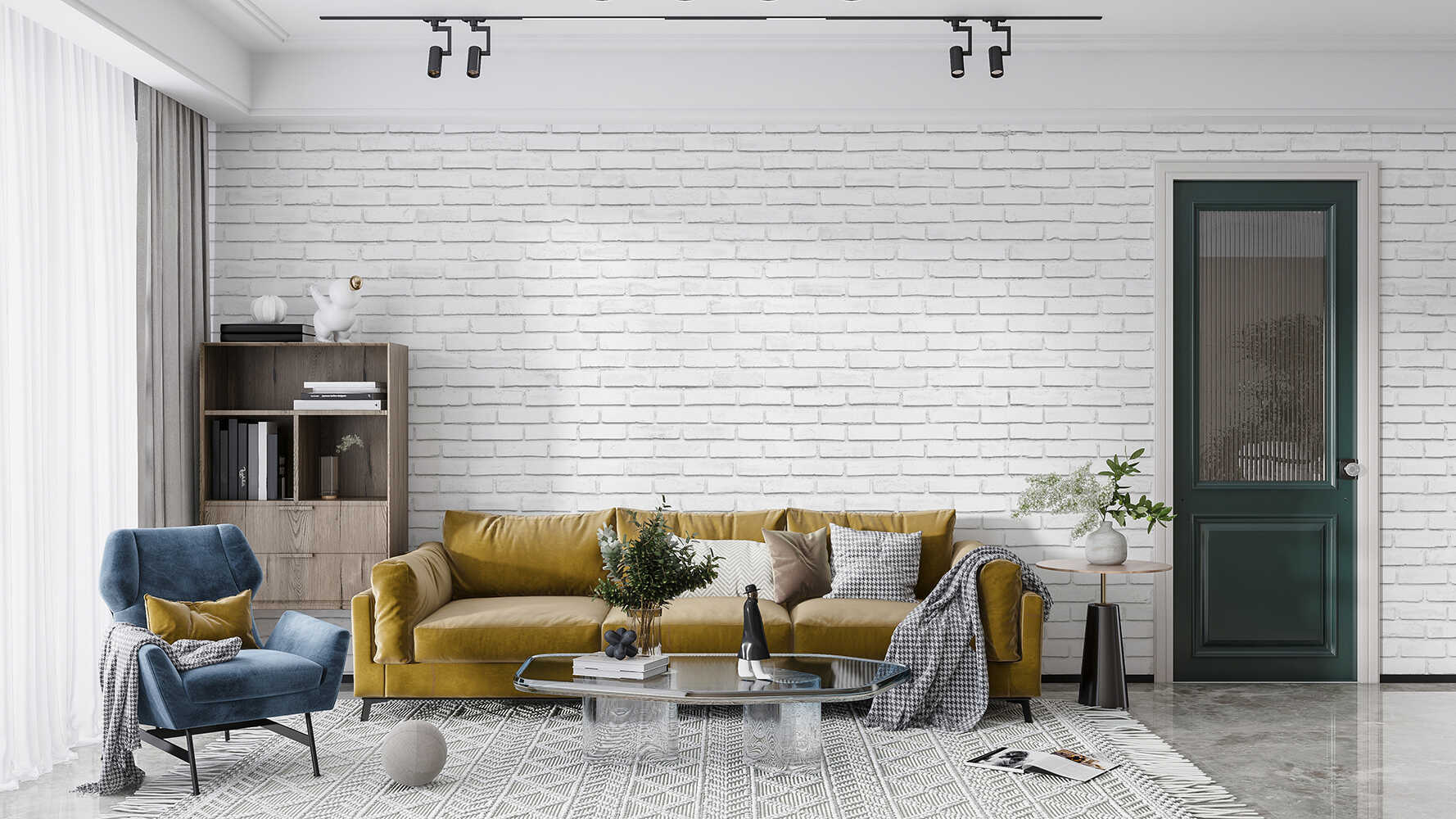 

Фотообои на стену флизелиновые MOBI DECOR "Белая кирпичная стена" с рисунком кирпич в гост, Белый;серый, Кирпичная стена - флизелин