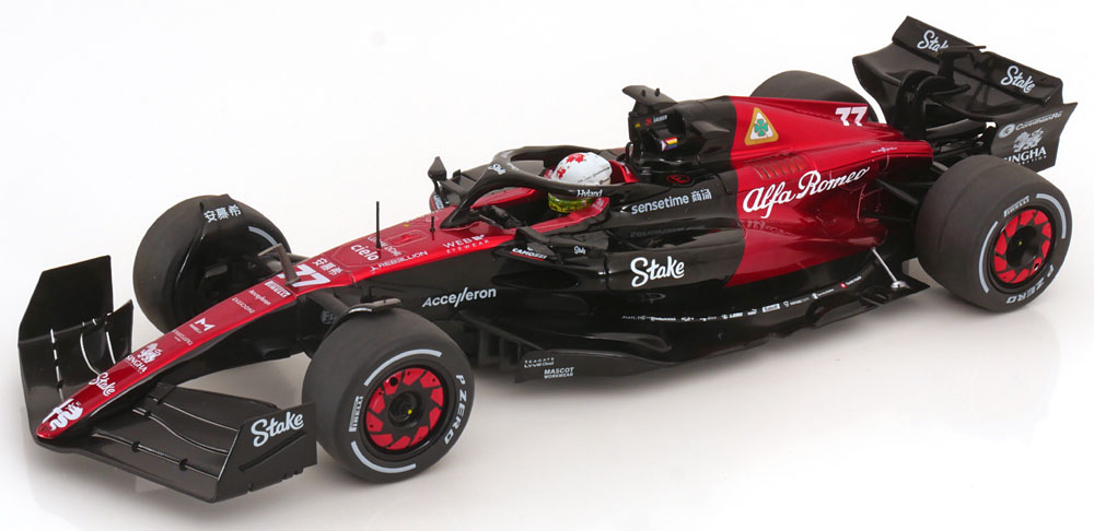 Модель коллекционная Alfa romeo C43 gp canada 2023 bottas / альфа ромео вальтери боттас