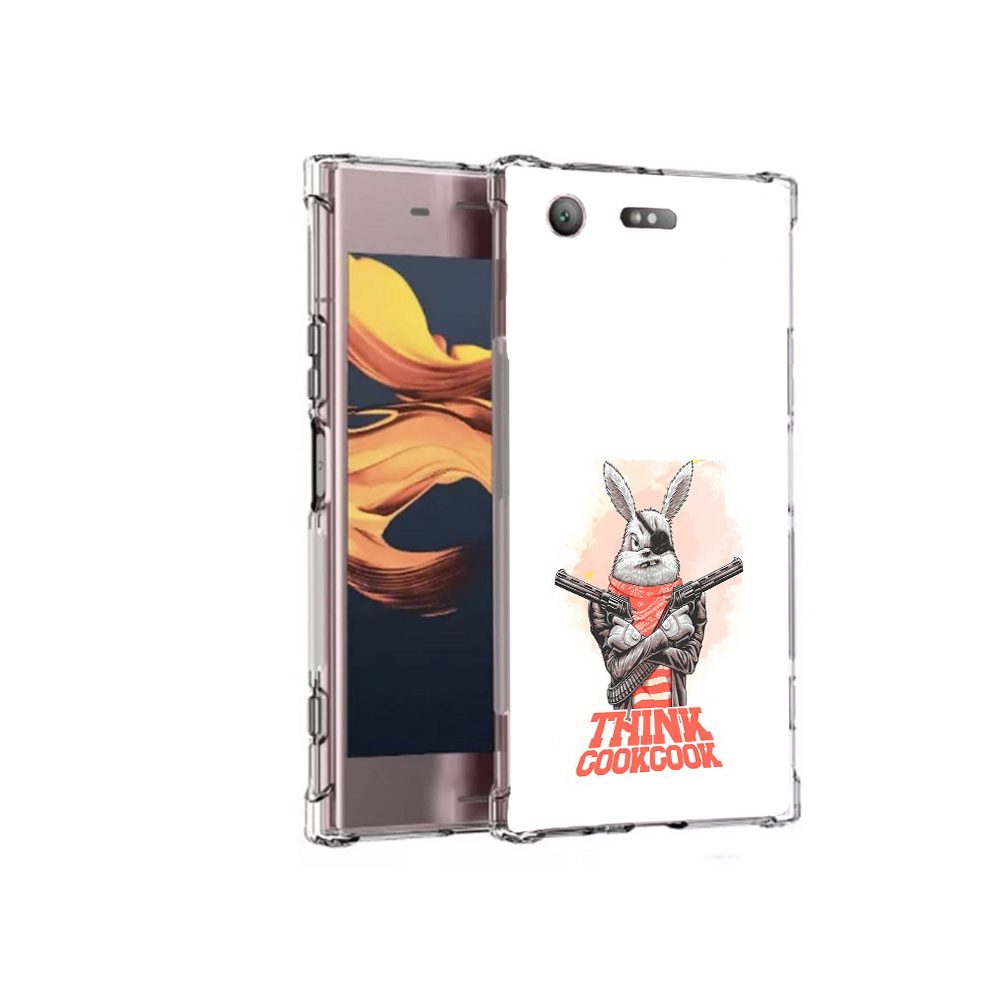 

Чехол MyPads Tocco для Sony Xperia XZ1 Compact кролик пират (PT91855.237.419), Прозрачный, Tocco