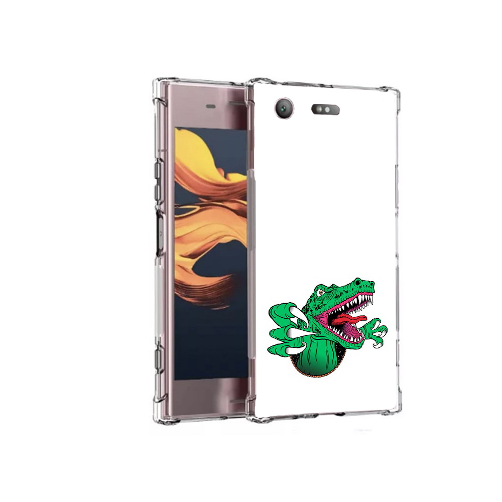 

Чехол MyPads Tocco для Sony Xperia XZ1 Compact крокодил (PT91855.237.417), Прозрачный, Tocco