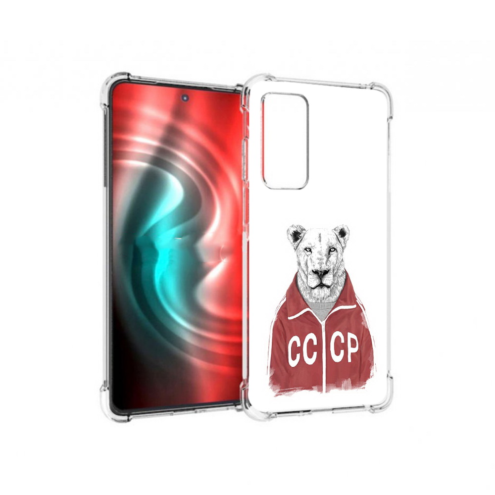 

Чехол MyPads Tocco для Motorola 20 львица ссср (PT227072.363.450), Прозрачный, Tocco