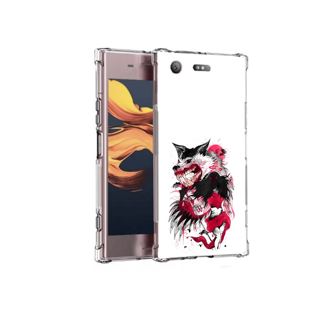 

Чехол MyPads Tocco для Sony Xperia XZ1 Compact красная шапочка (PT91855.237.410), Прозрачный, Tocco