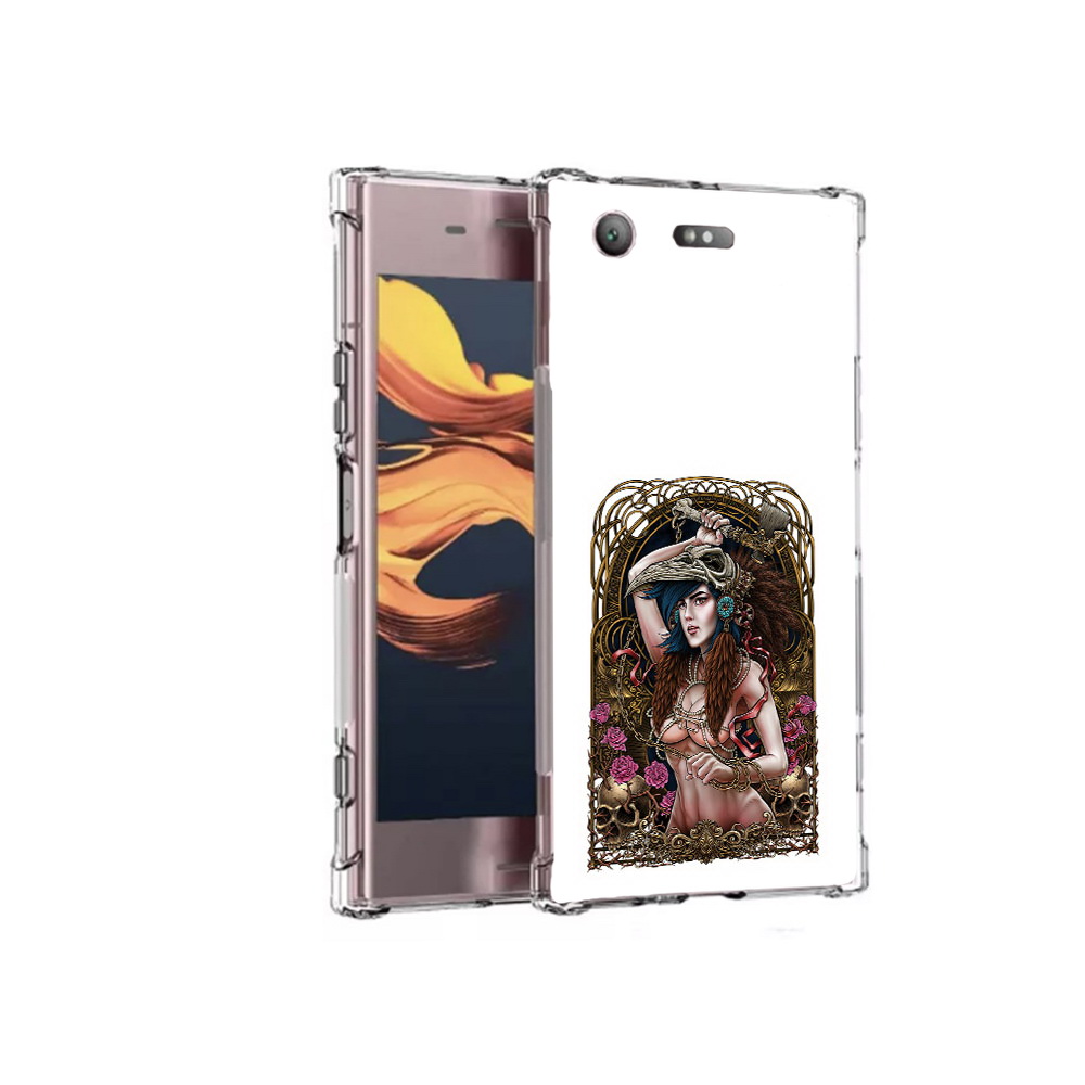 

Чехол MyPads Tocco для Sony Xperia XZ1 Compact красивая девушка рисунок (PT91855.237.407), Прозрачный, Tocco