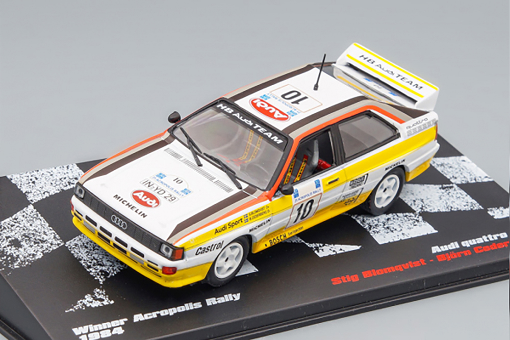 Модель коллекционная DEAGOSTINI Audi quattro #10 1984 из серии rally cars