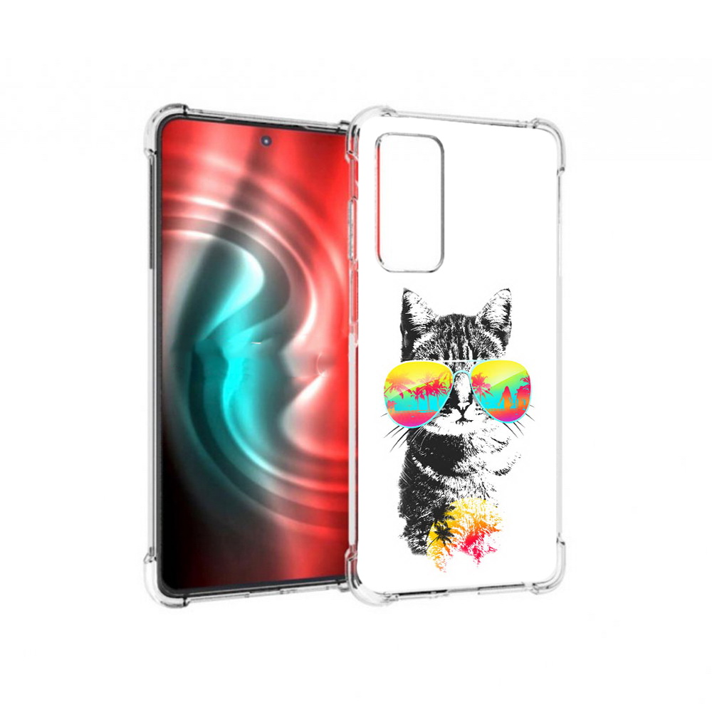 

Чехол MyPads Tocco для Motorola 20 крутой кот (PT227072.363.425), Прозрачный, Tocco