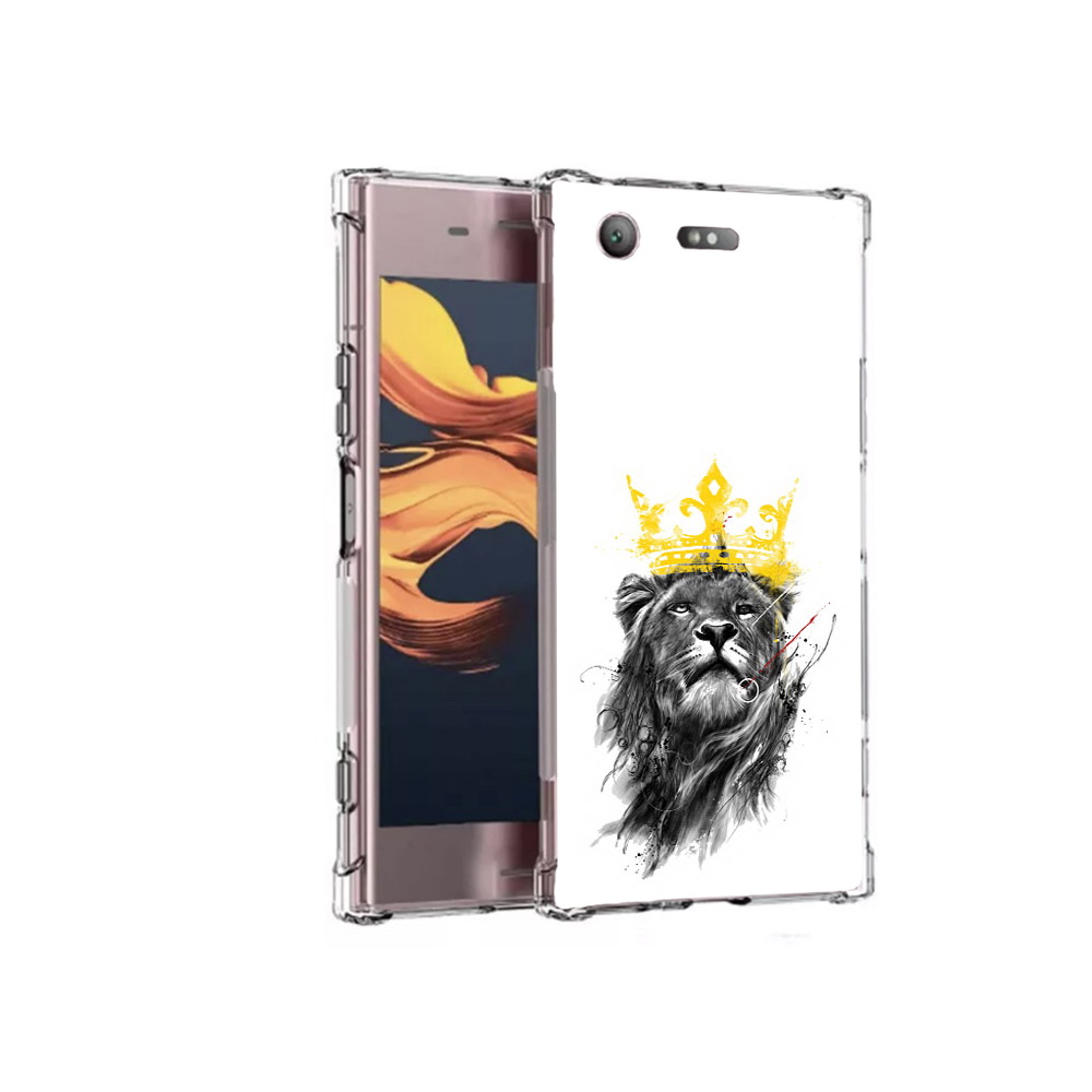 

Чехол MyPads Tocco для Sony Xperia XZ1 Compact король-лев (PT91855.237.391), Прозрачный, Tocco