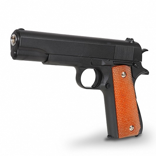 фото Пистолет korobeyniki металлический colt 1911 с кобурой, пневматика, 21,5 см, cs-g13