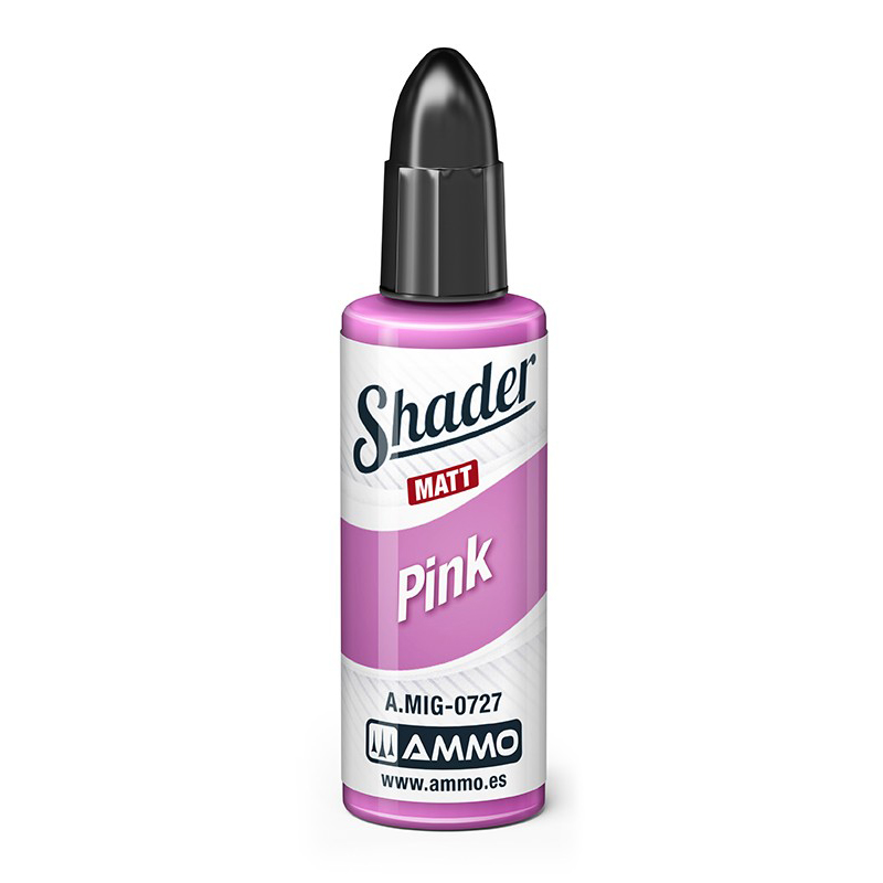 

Акриловая краска Ammo Mig Матовый шейдер Розовый / Matt shader Pink AMIG0727