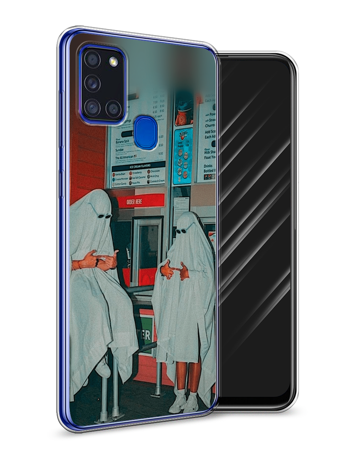 

Чехол Awog на Samsung Galaxy A21s / Самсунг A21s "Chillin Killin", Разноцветный, 2100250-9