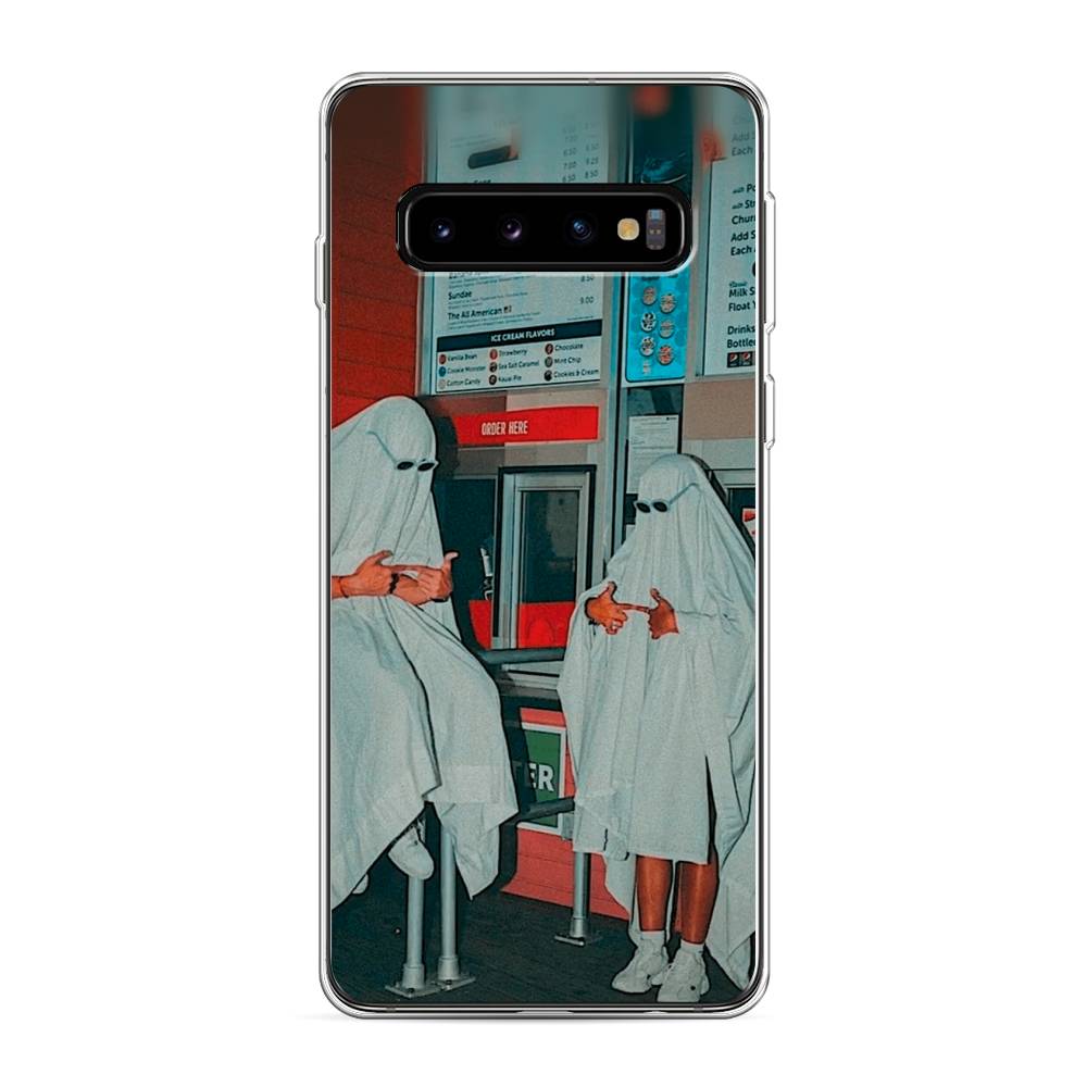 

Чехол Awog на Samsung Galaxy S10 "Chillin Killin", Разноцветный, 27050-9