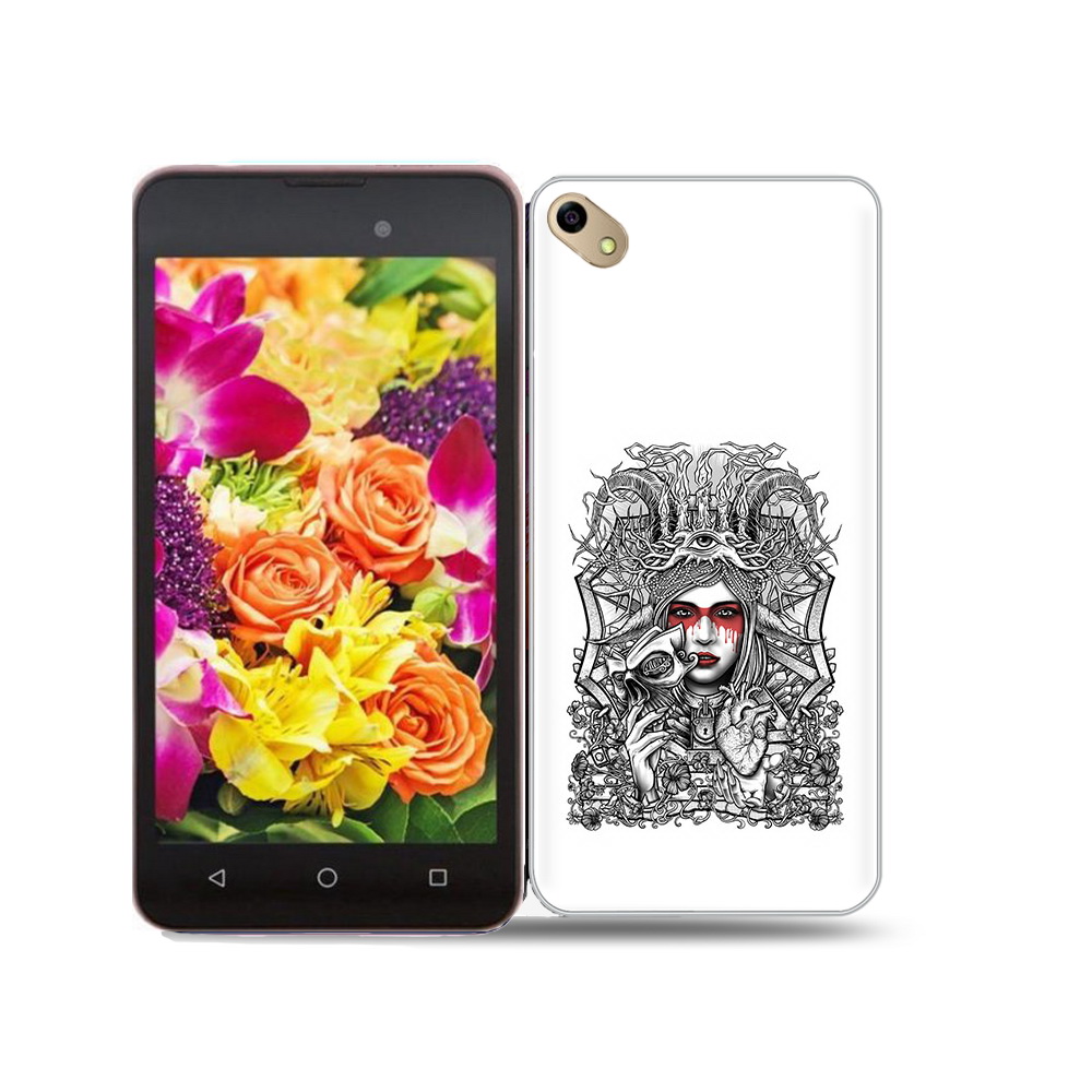 

Чехол MyPads Tocco для BQ 5035 грусная девушка, Прозрачный, Tocco