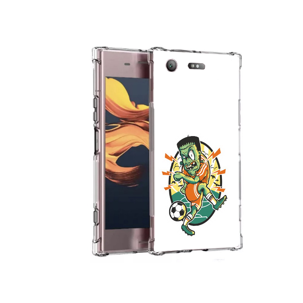 

Чехол MyPads Tocco для Sony Xperia XZ1 Compact зомби футболист (PT91855.237.368), Прозрачный, Tocco