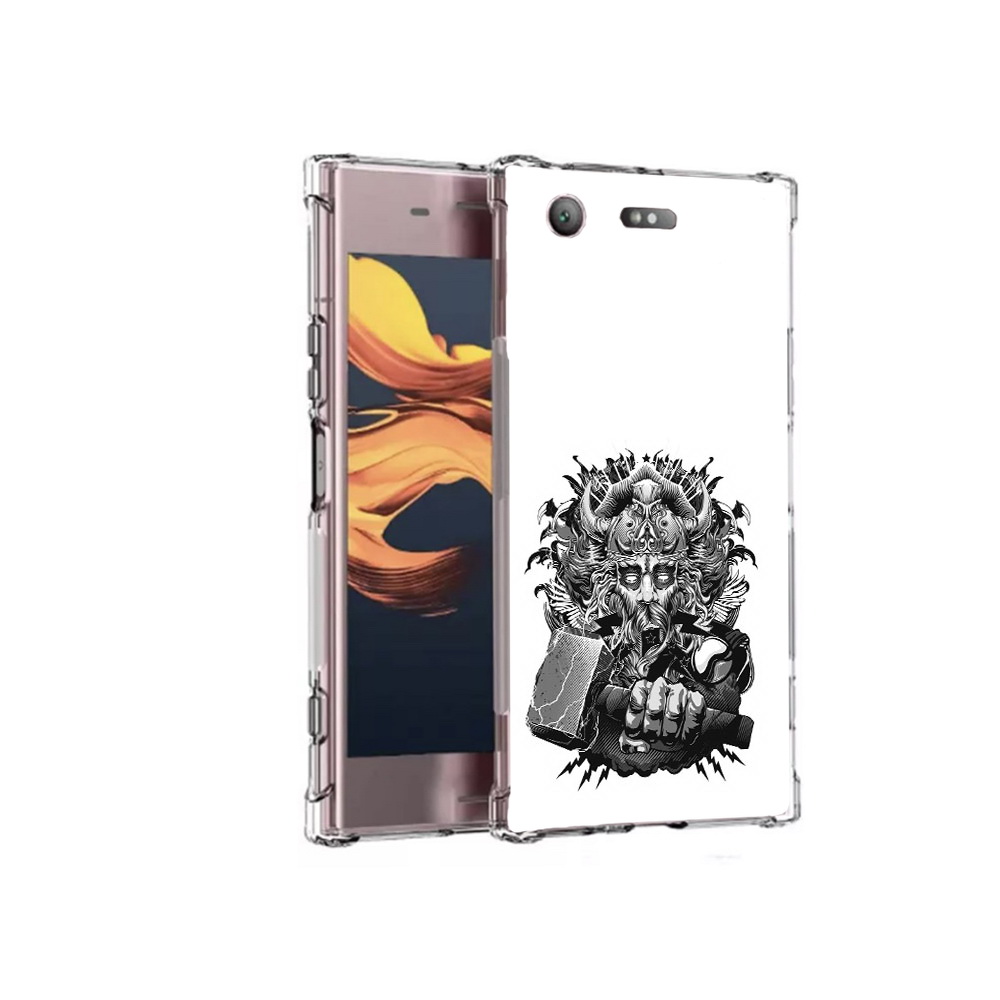 

Чехол MyPads Tocco для Sony Xperia XZ1 Compact злой тор (PT91855.237.363), Прозрачный, Tocco