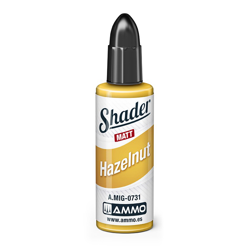 

Акриловая краска Ammo Mig Матовый шейдер Лесной орех / Matt shader Hazelnut AMIG0731