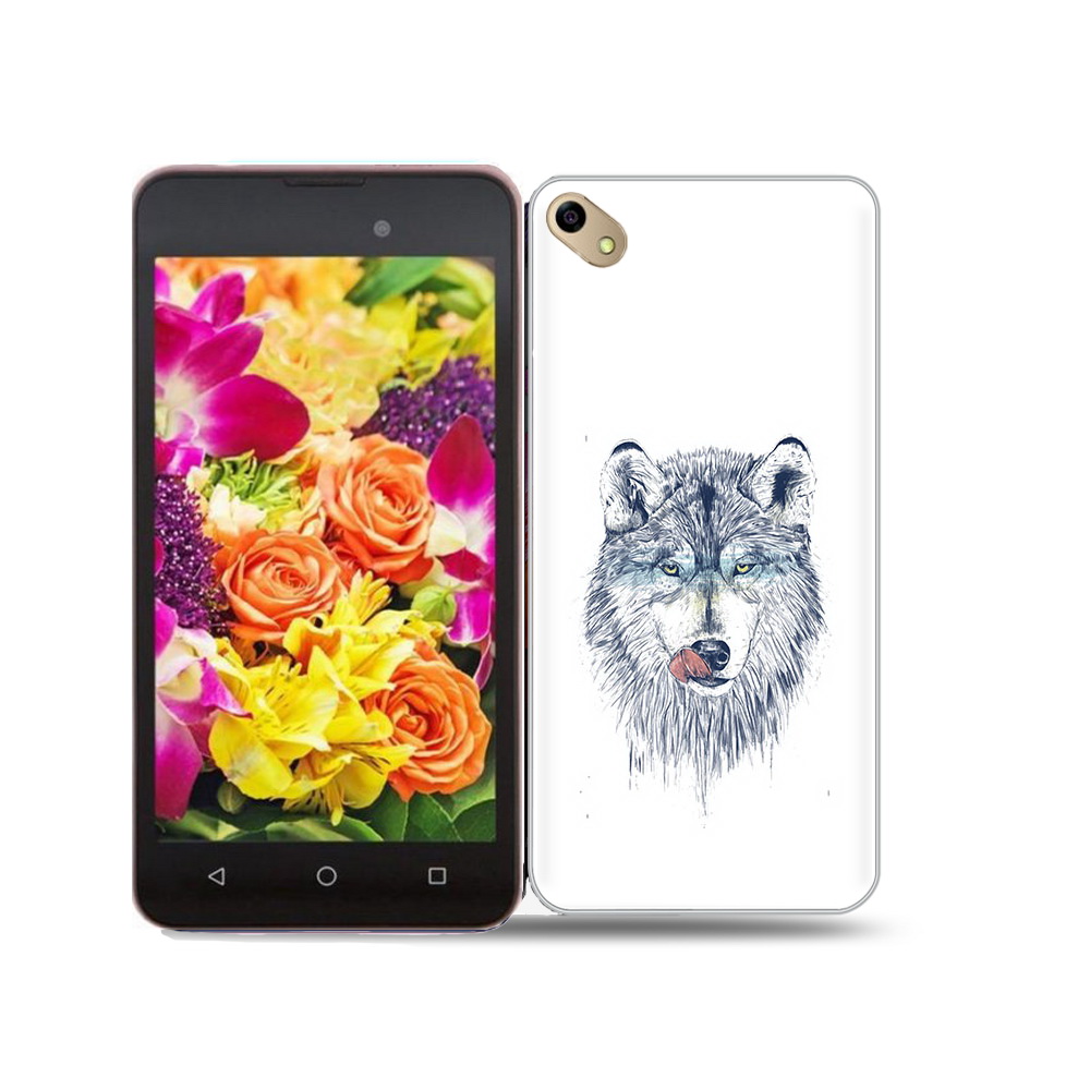 

Чехол MyPads Tocco для BQ 5035 голодгый волк, Прозрачный, Tocco